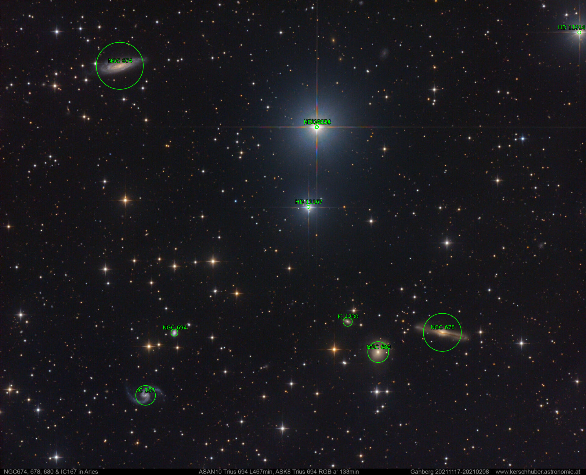 Sternkarten-Overlay (Astrometry.net)