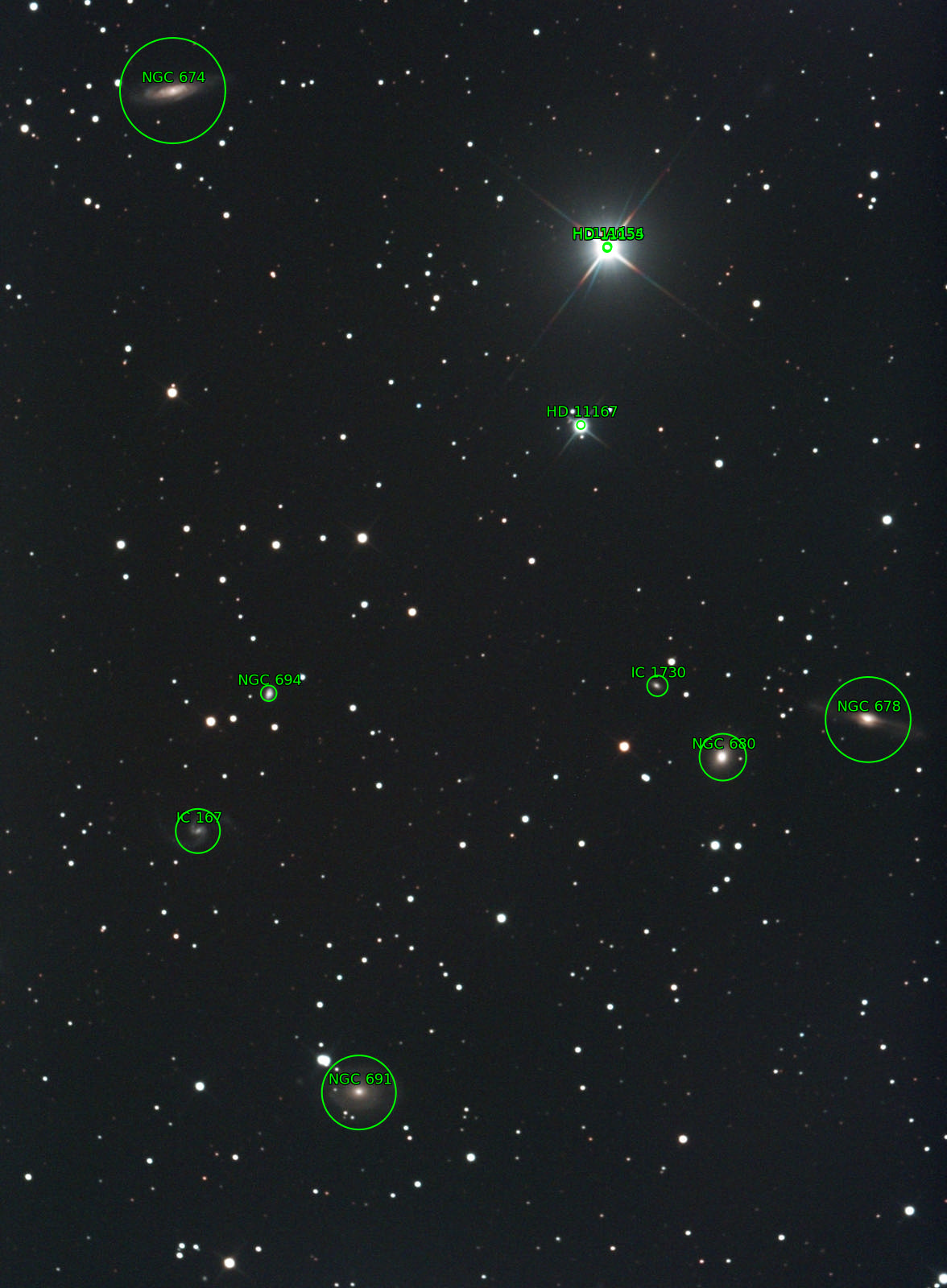 Sternkarten-Overlay (Astrometry.net)