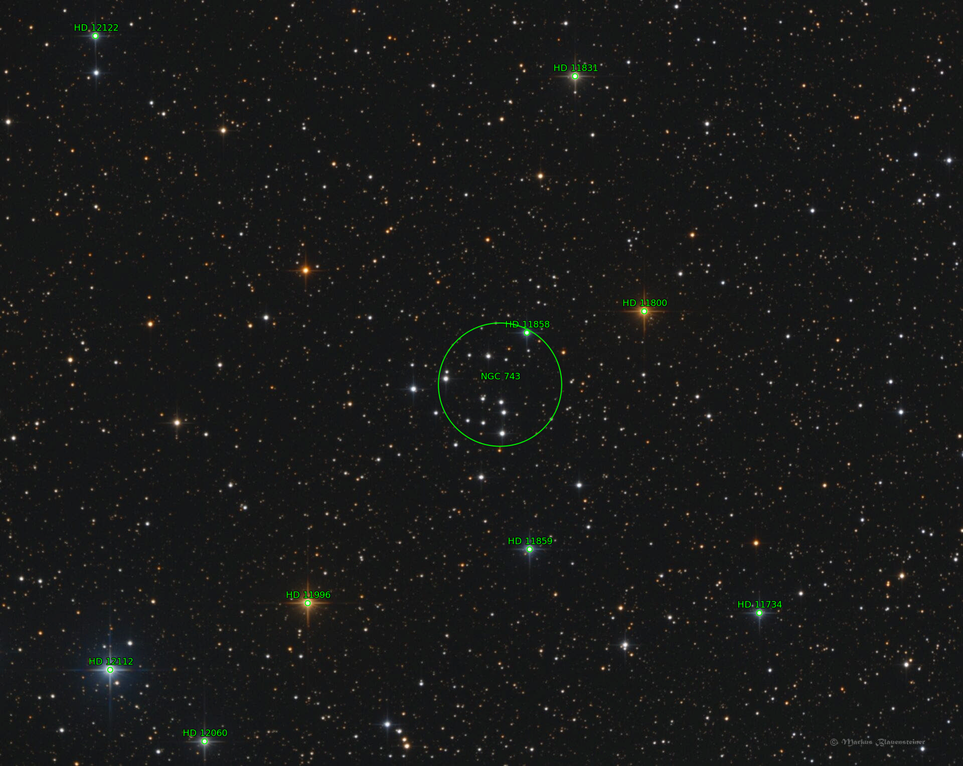 Sternkarten-Overlay (Astrometry.net)