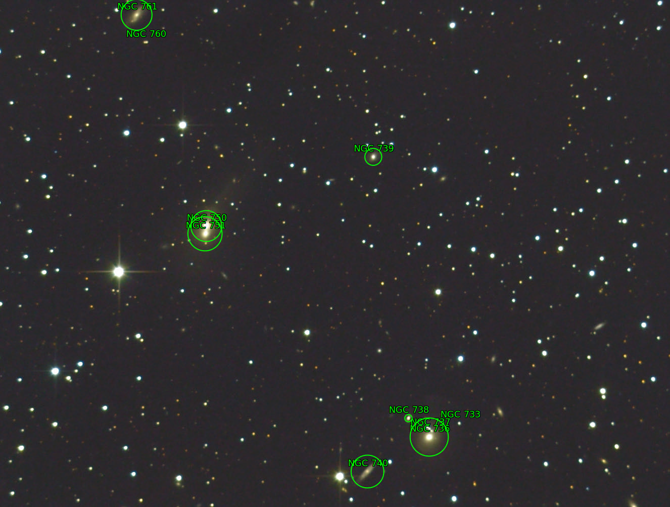 Sternkarten-Overlay (Astrometry.net)