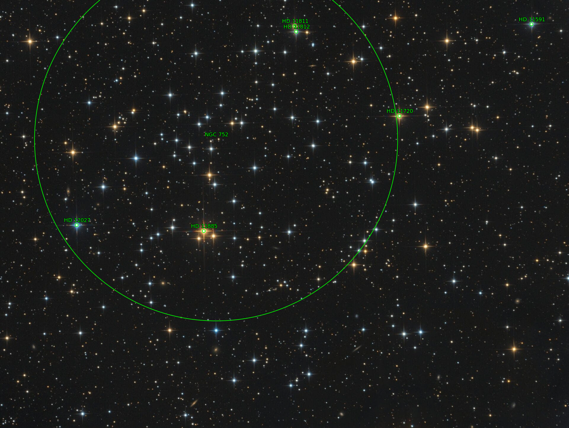 Sternkarten-Overlay (Astrometry.net)