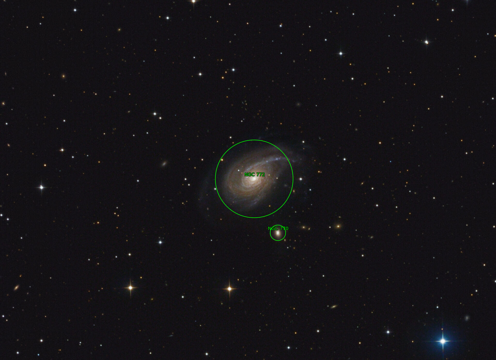 Sternkarten-Overlay (Astrometry.net)