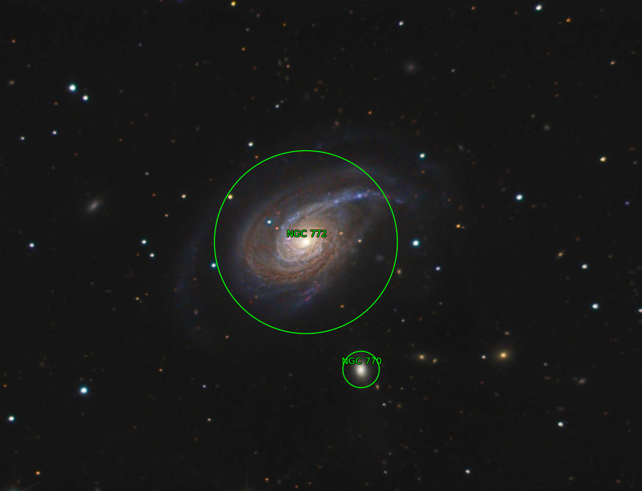 Sternkarten-Overlay (Astrometry.net)