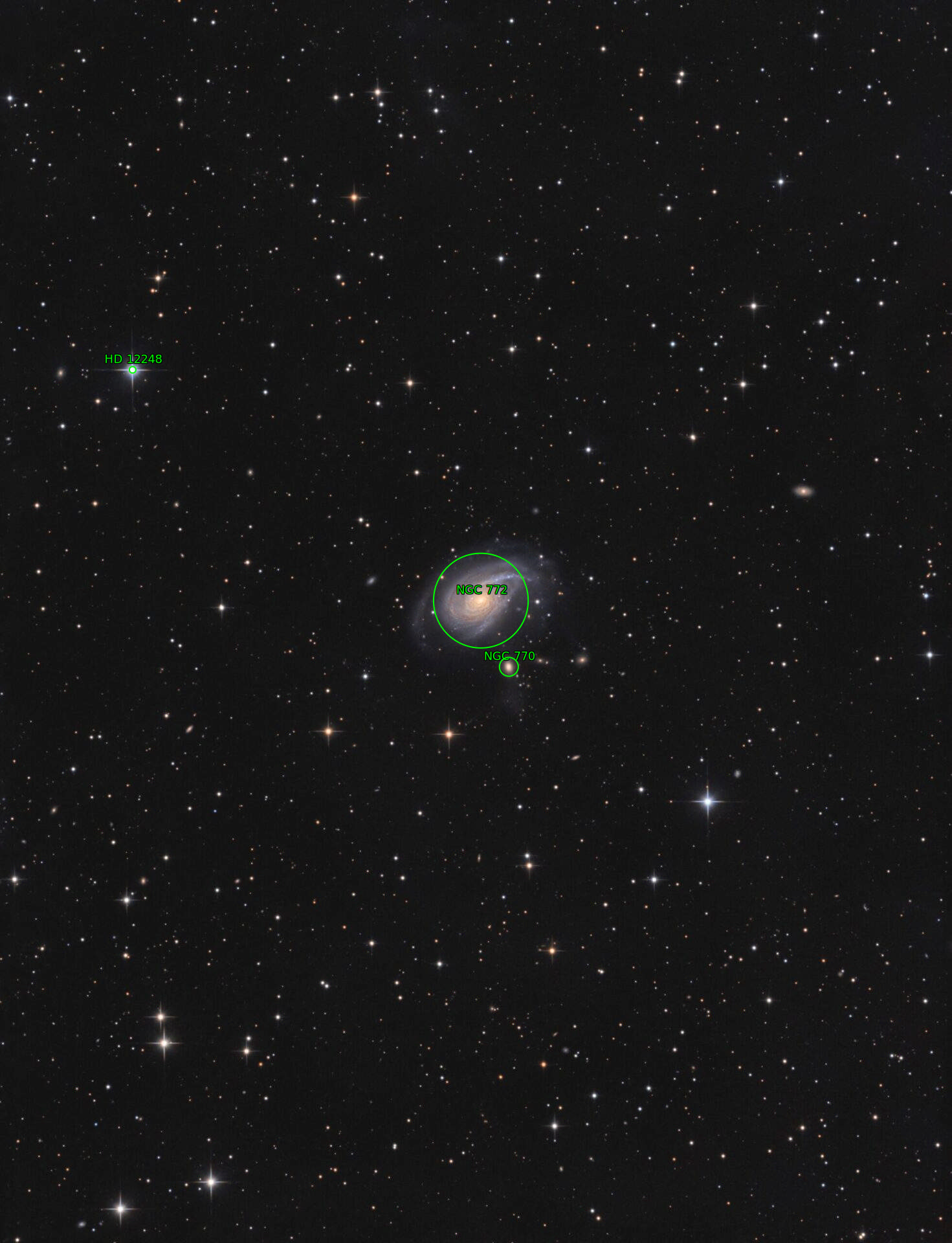 Sternkarten-Overlay (Astrometry.net)