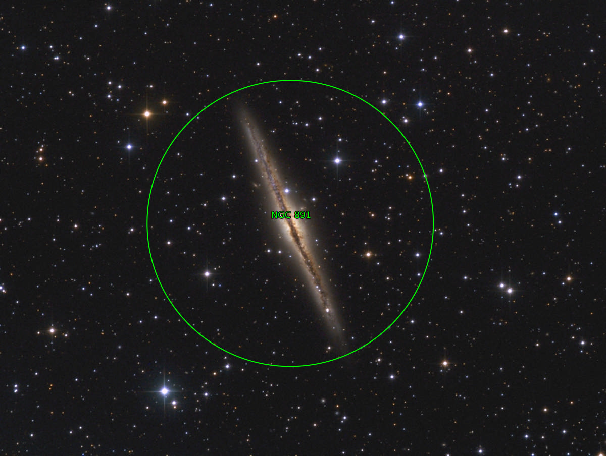 Sternkarten-Overlay (Astrometry.net)