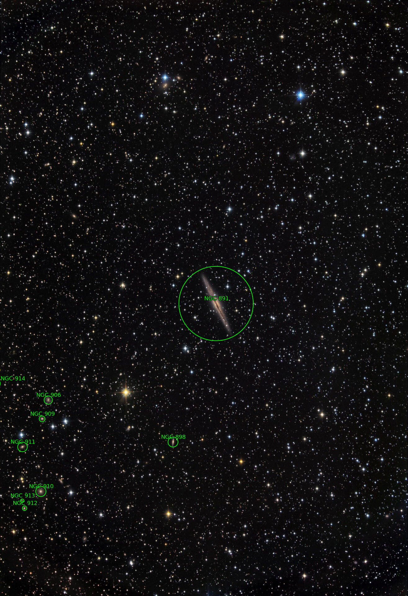 Sternkarten-Overlay (Astrometry.net)