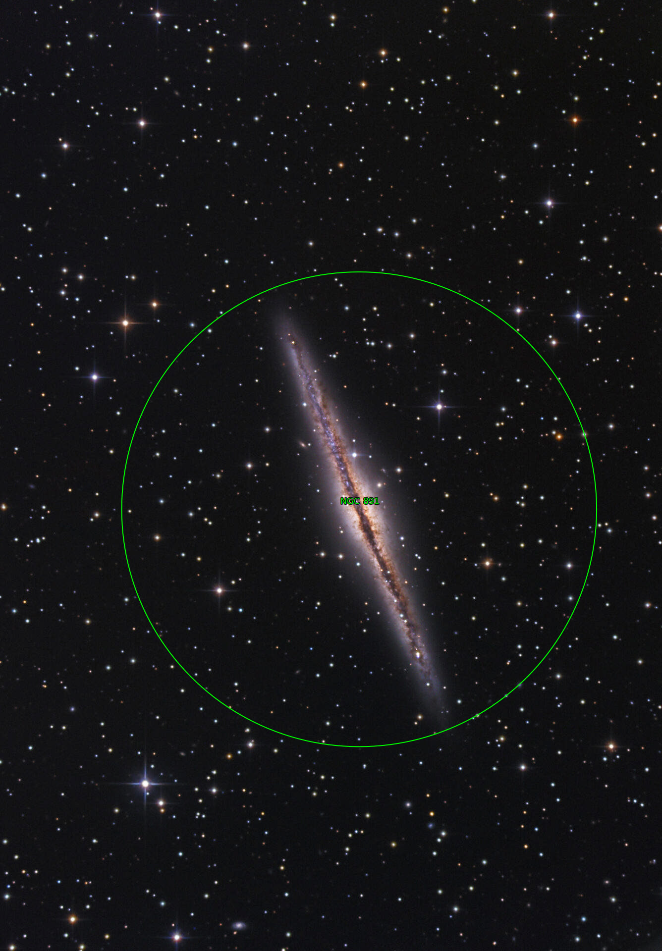 Sternkarten-Overlay (Astrometry.net)