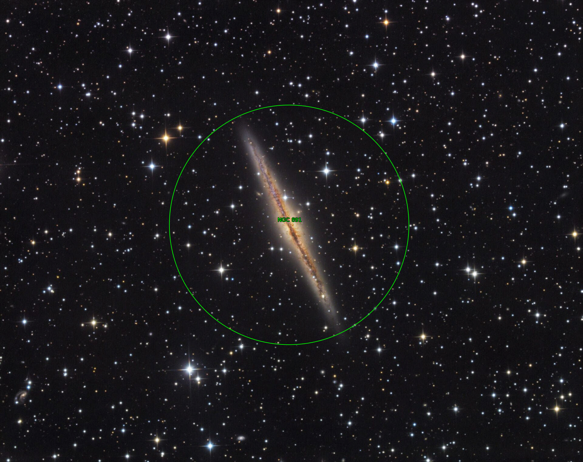Sternkarten-Overlay (Astrometry.net)