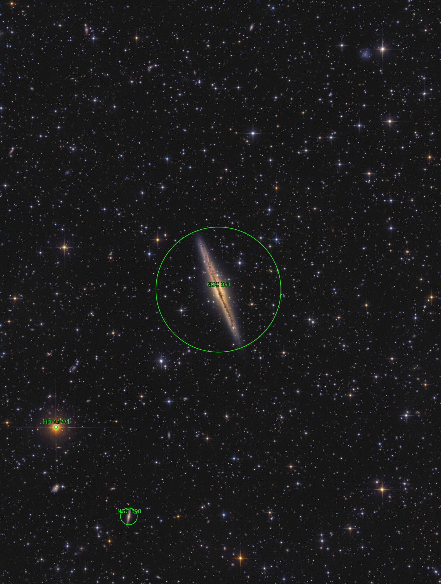 Sternkarten-Overlay (Astrometry.net)