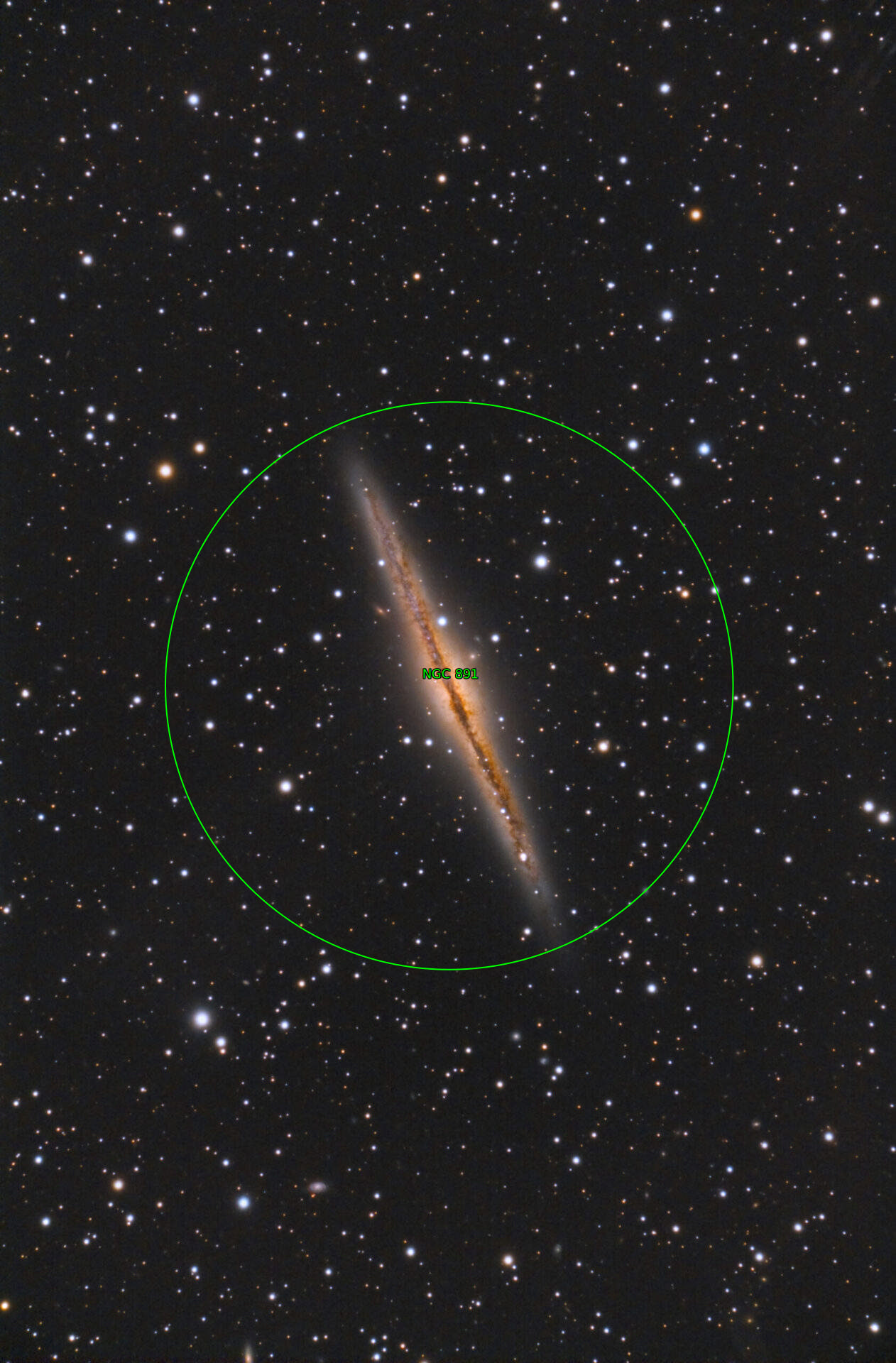 Sternkarten-Overlay (Astrometry.net)
