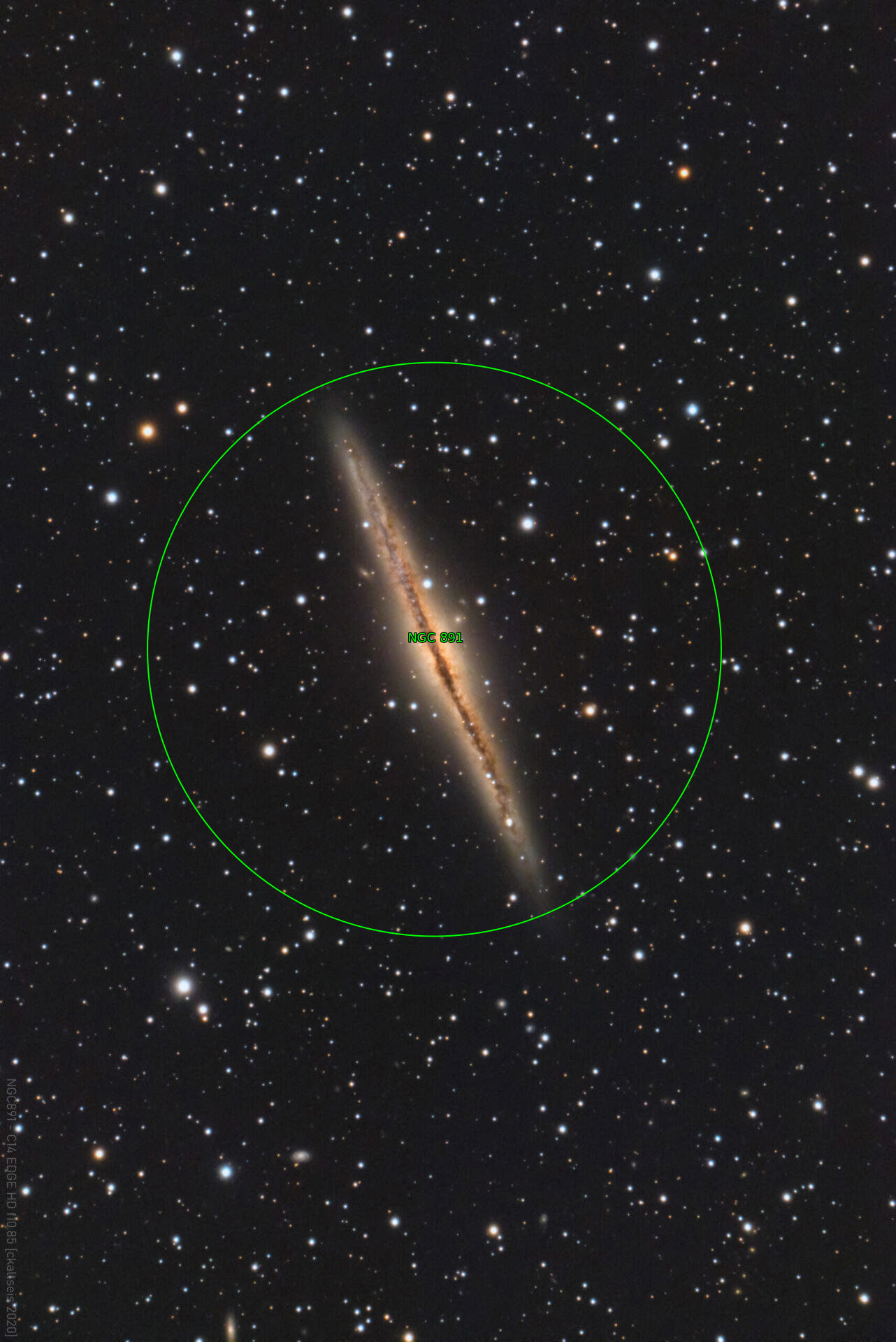 Sternkarten-Overlay (Astrometry.net)