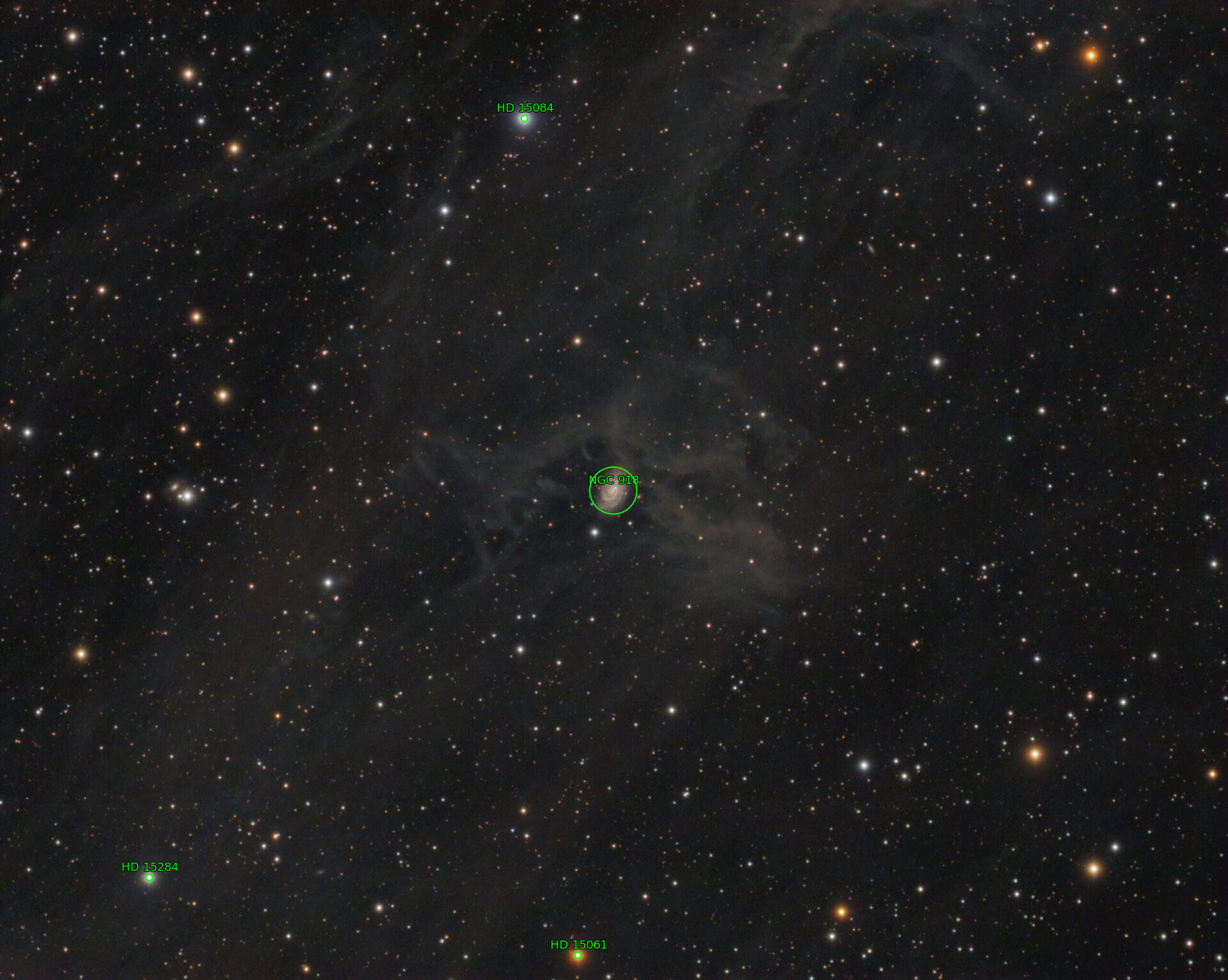 Sternkarten-Overlay (Astrometry.net)