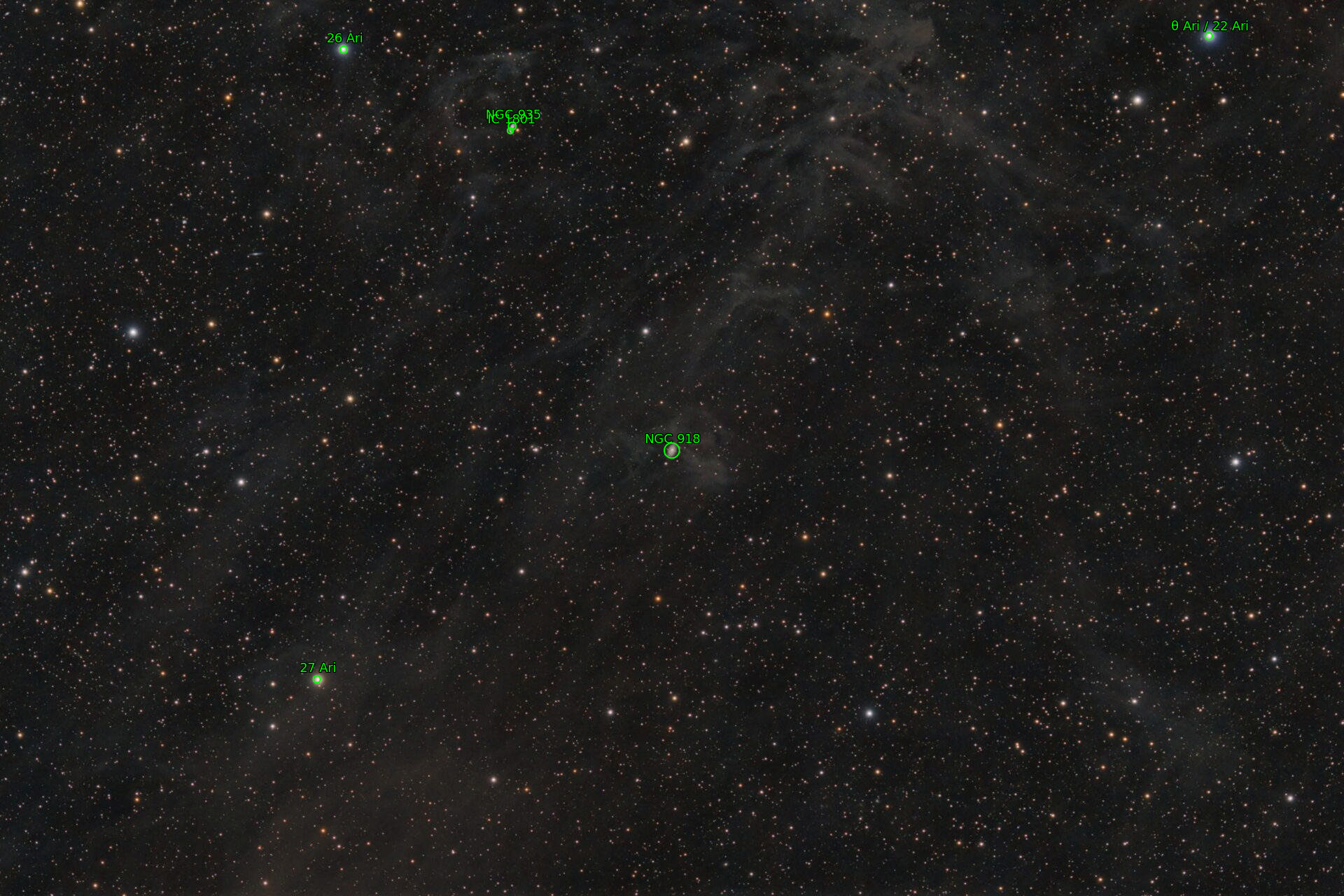 Sternkarten-Overlay (Astrometry.net)