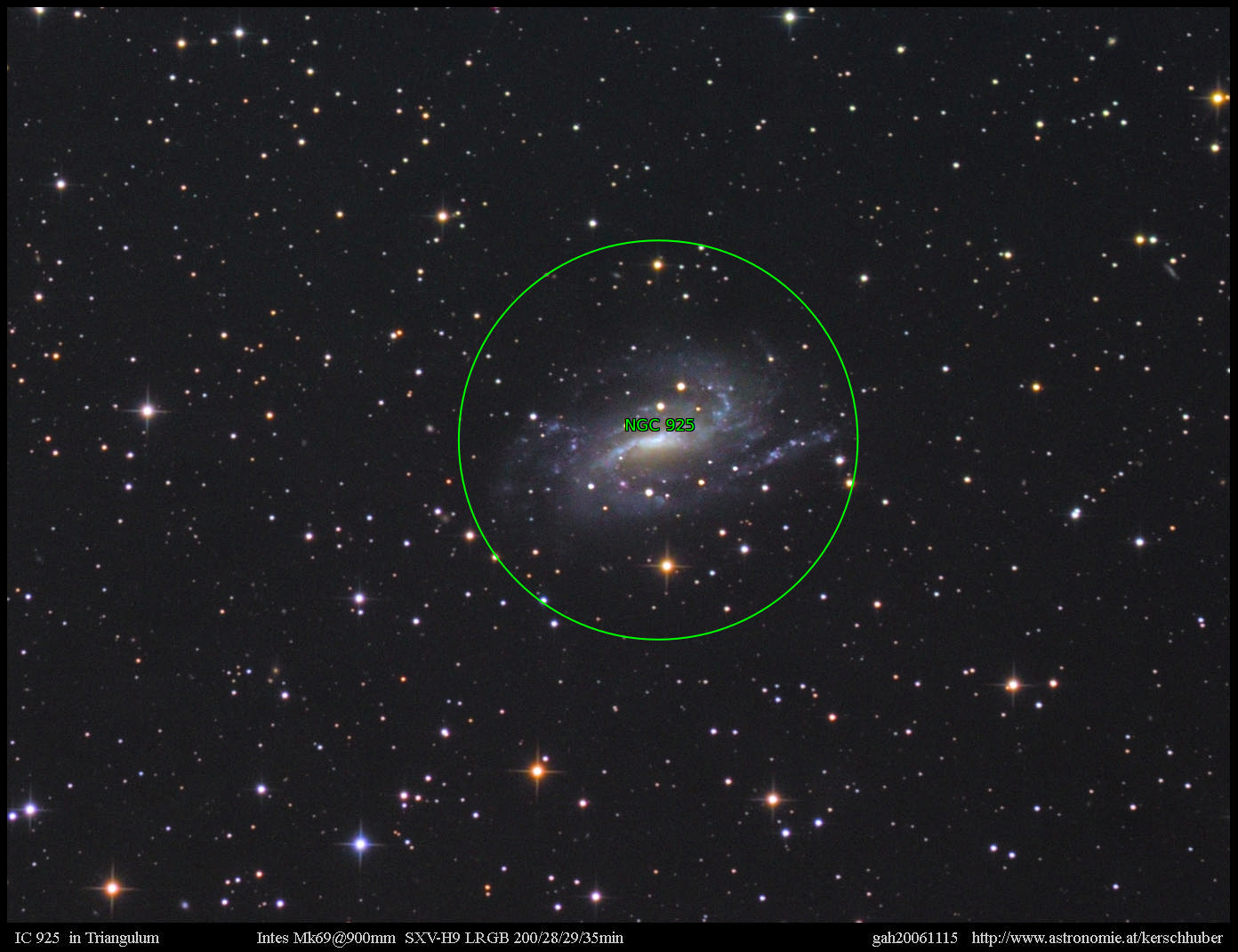 Sternkarten-Overlay (Astrometry.net)