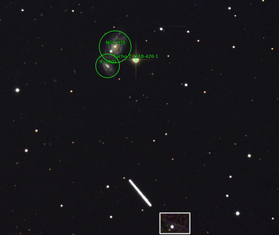 Sternkarten-Overlay (Astrometry.net)