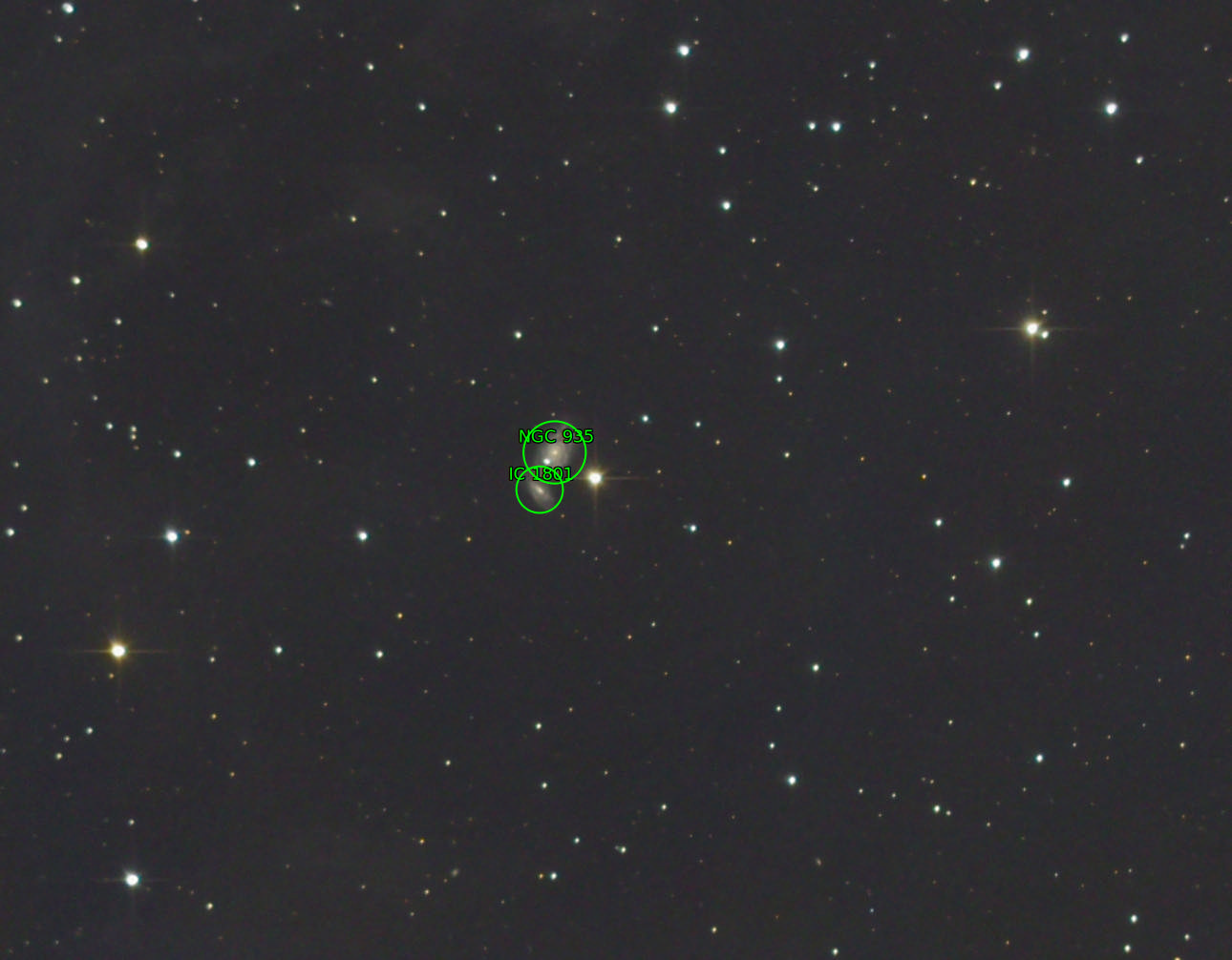 Sternkarten-Overlay (Astrometry.net)