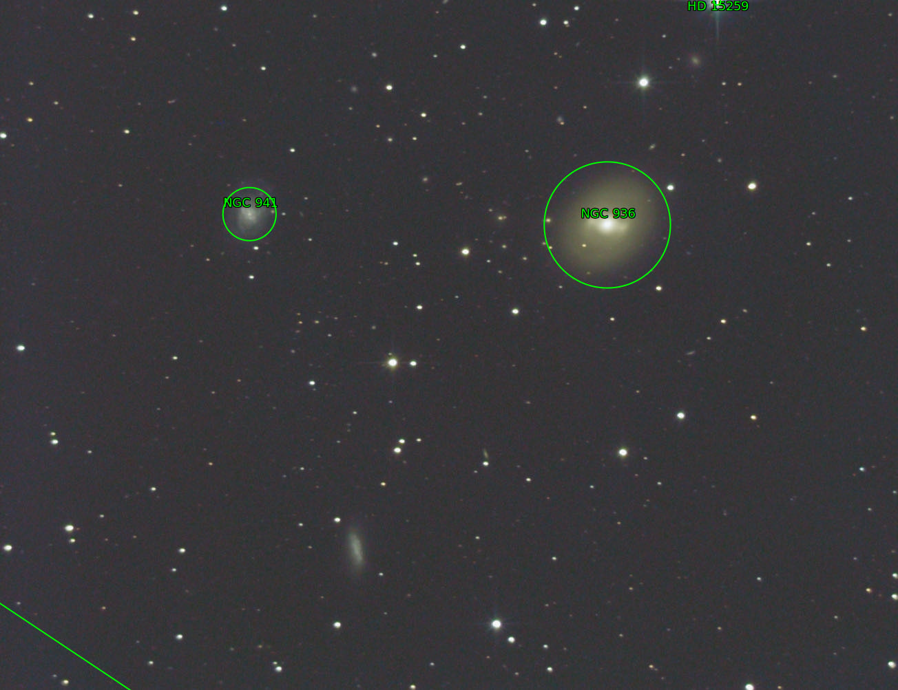 Sternkarten-Overlay (Astrometry.net)