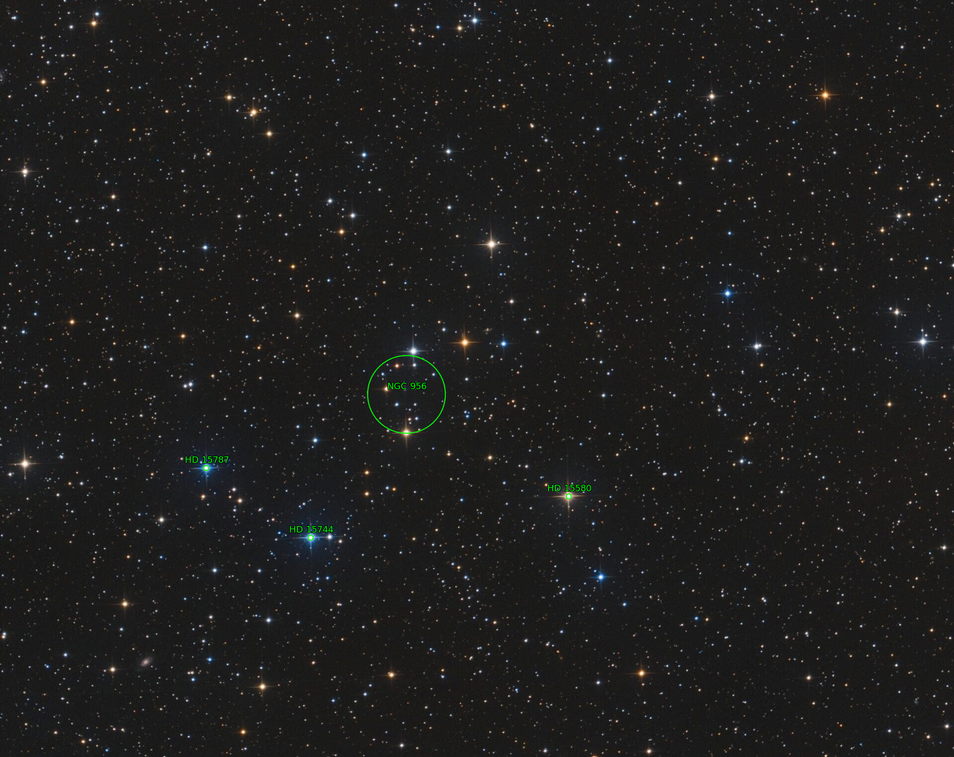 Sternkarten-Overlay (Astrometry.net)