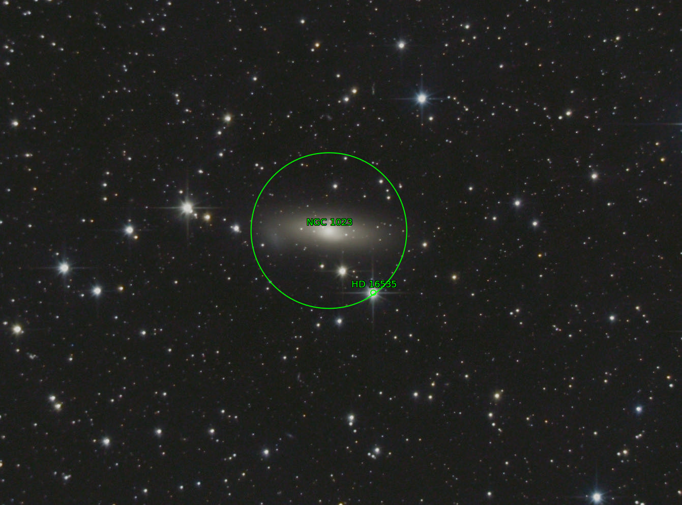Sternkarten-Overlay (Astrometry.net)
