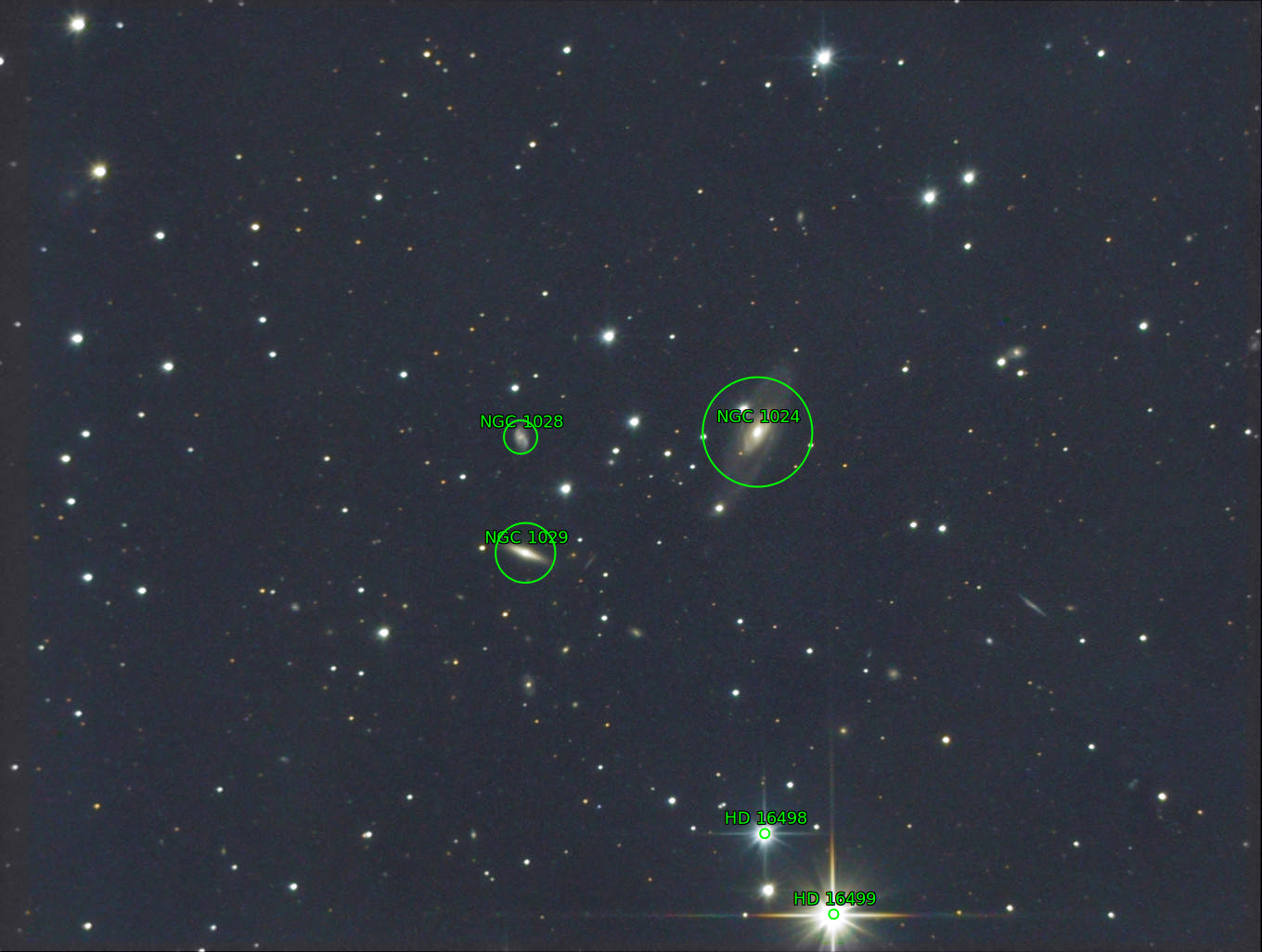 Sternkarten-Overlay (Astrometry.net)