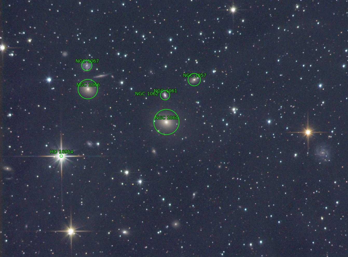 Sternkarten-Overlay (Astrometry.net)