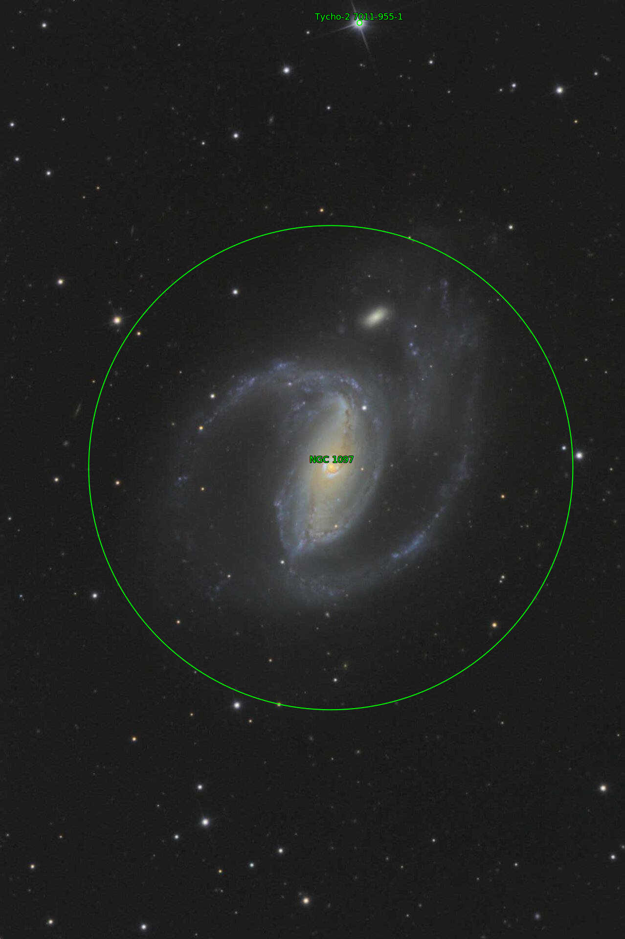 Sternkarten-Overlay (Astrometry.net)
