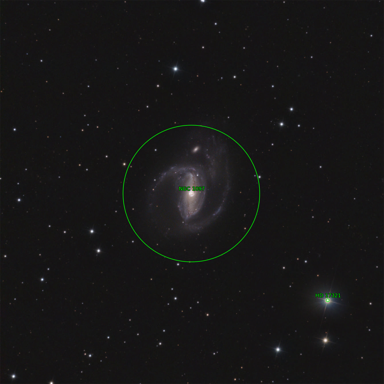 Sternkarten-Overlay (Astrometry.net)