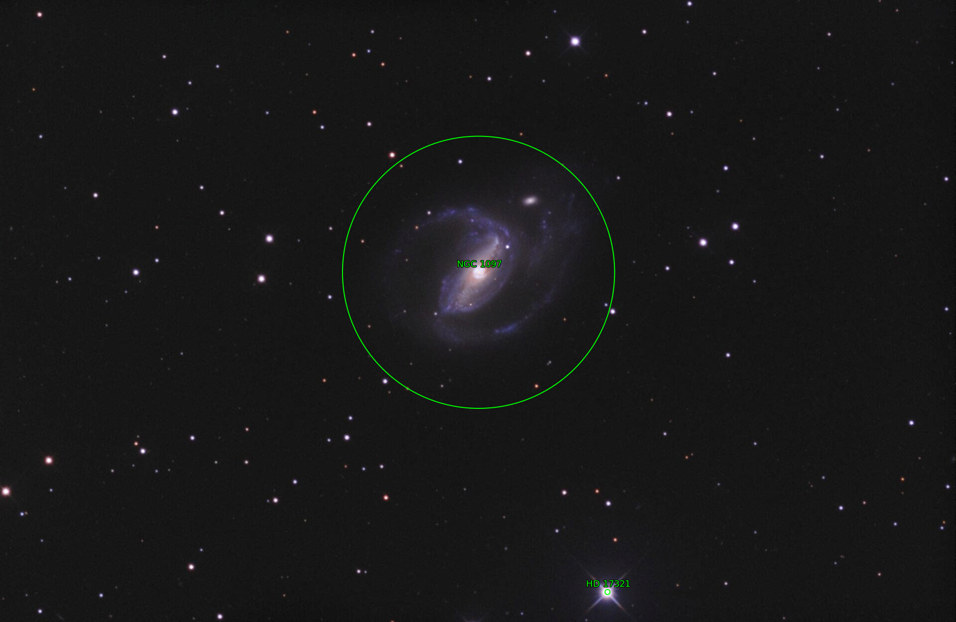 Sternkarten-Overlay (Astrometry.net)