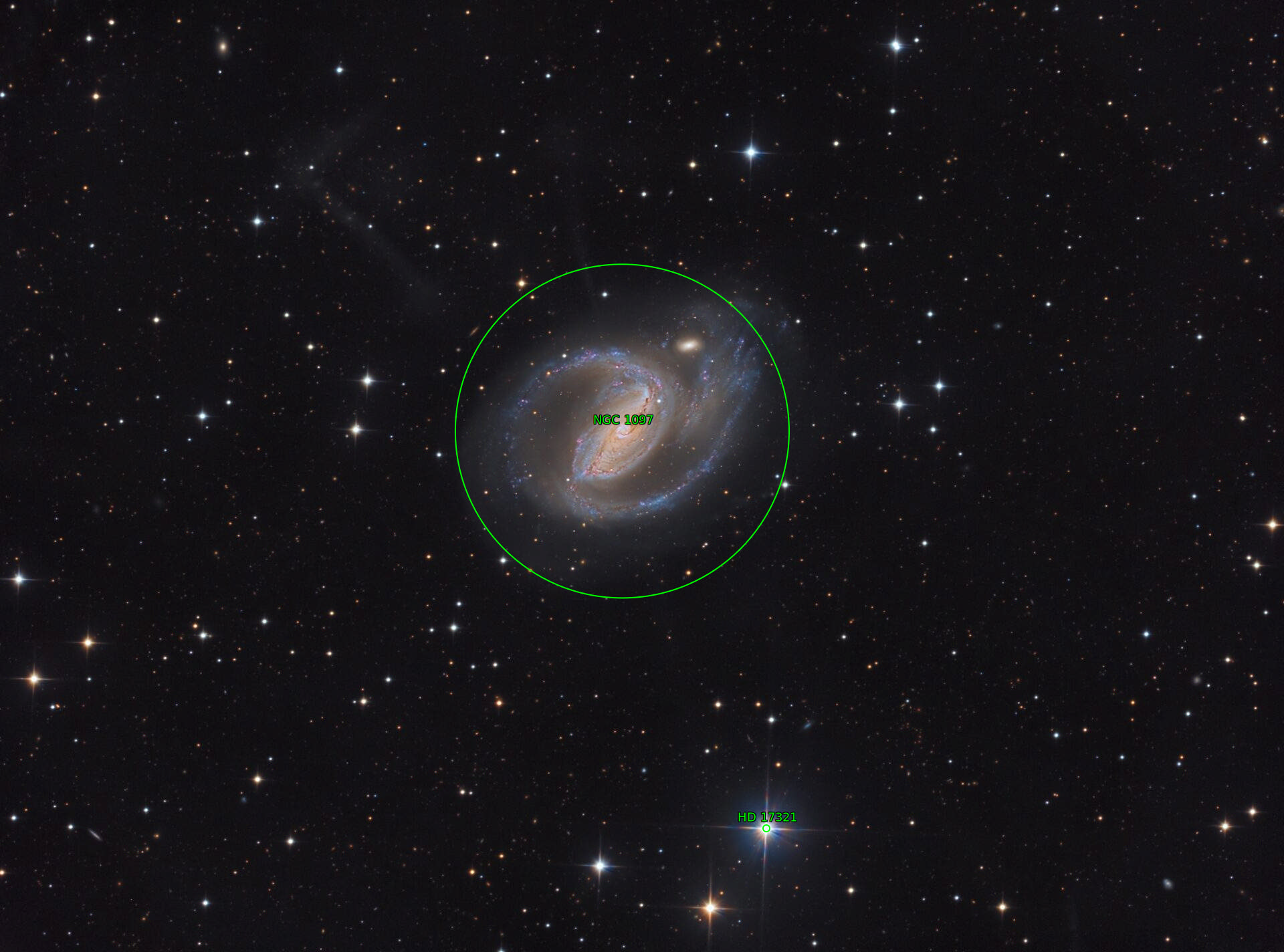 Sternkarten-Overlay (Astrometry.net)