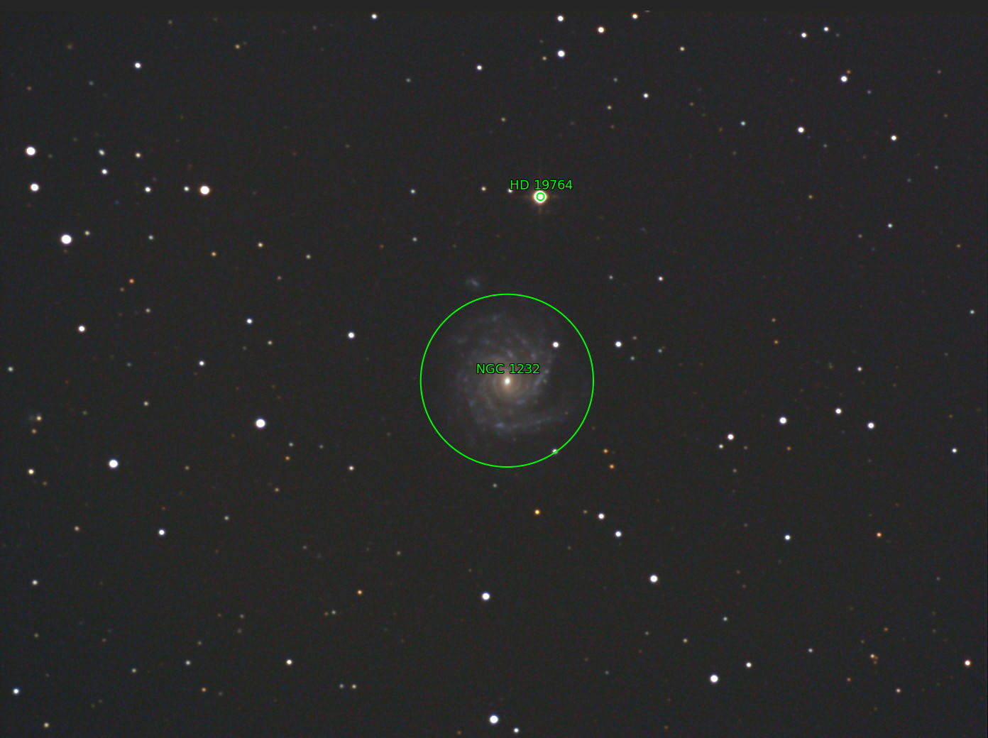 Sternkarten-Overlay (Astrometry.net)
