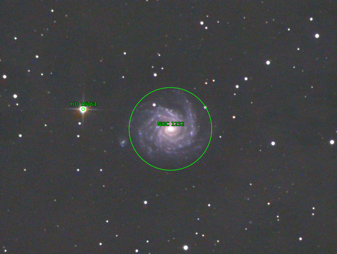Sternkarten-Overlay (Astrometry.net)
