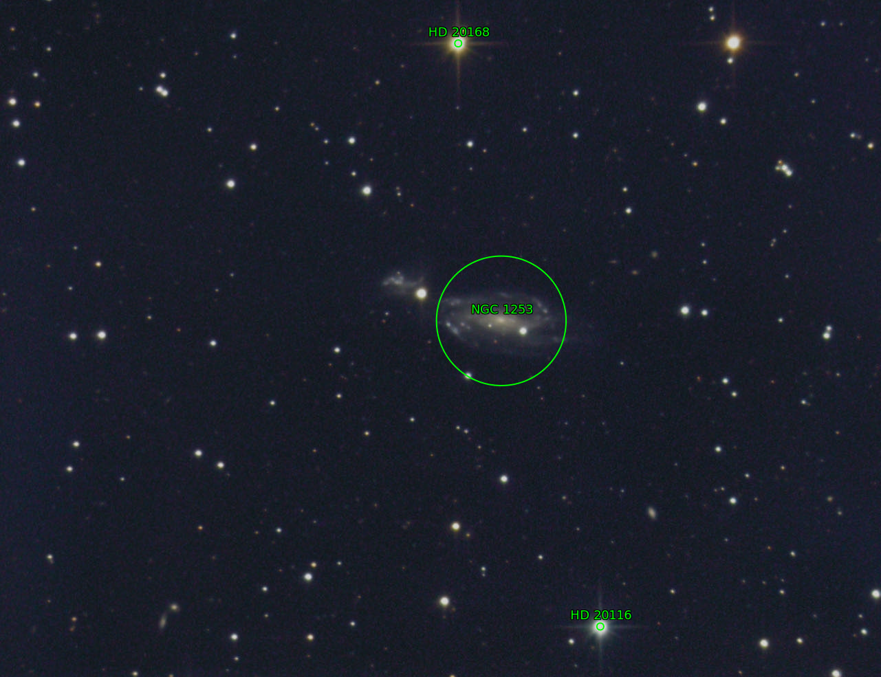 Sternkarten-Overlay (Astrometry.net)