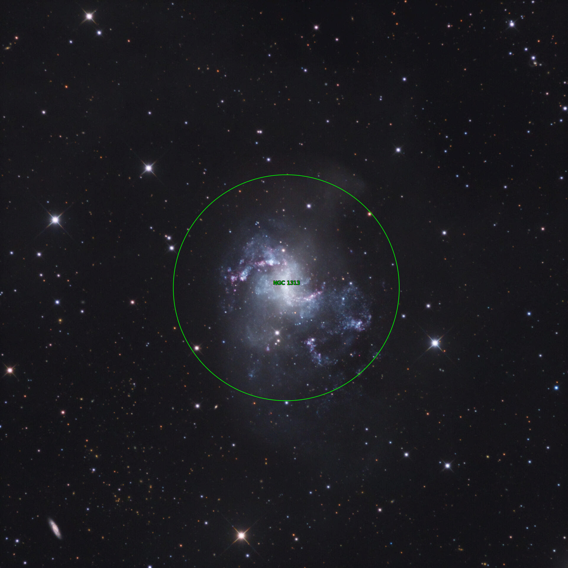 Sternkarten-Overlay (Astrometry.net)