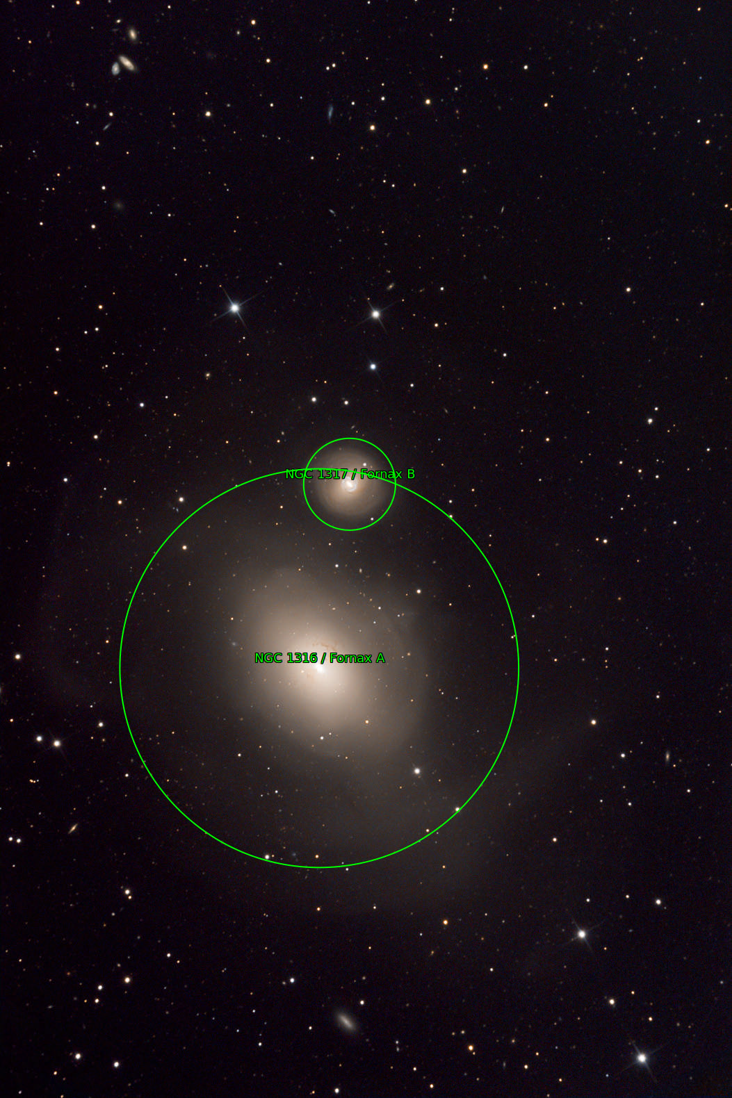 Sternkarten-Overlay (Astrometry.net)