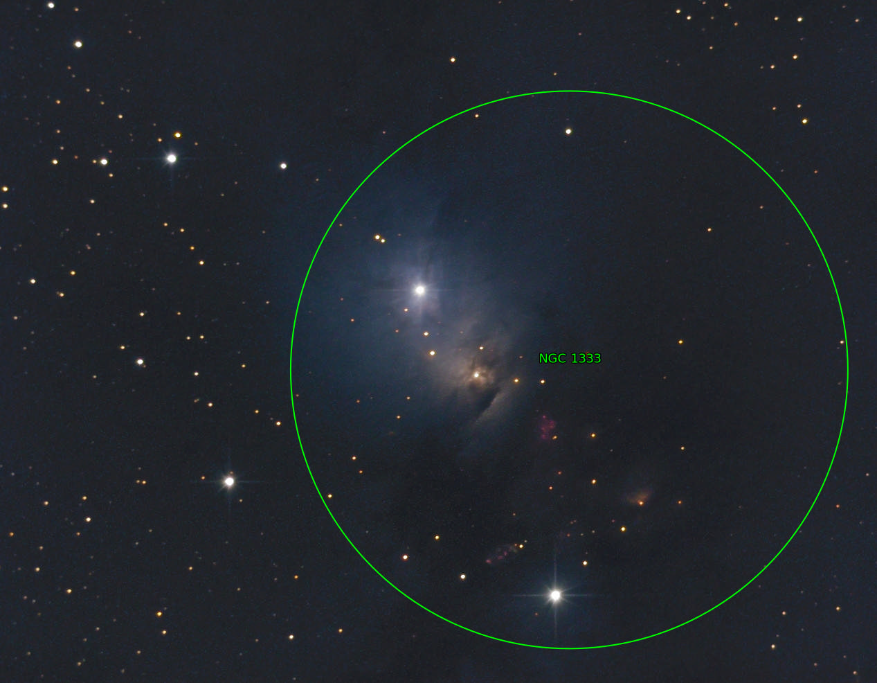Sternkarten-Overlay (Astrometry.net)