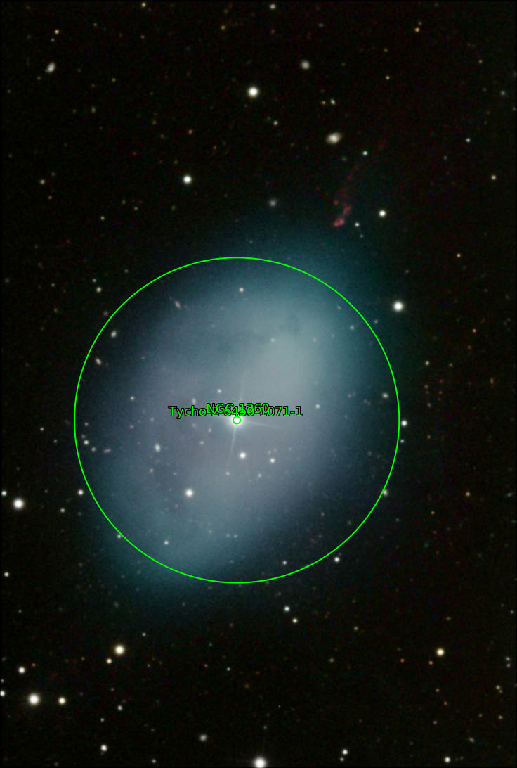 Sternkarten-Overlay (Astrometry.net)