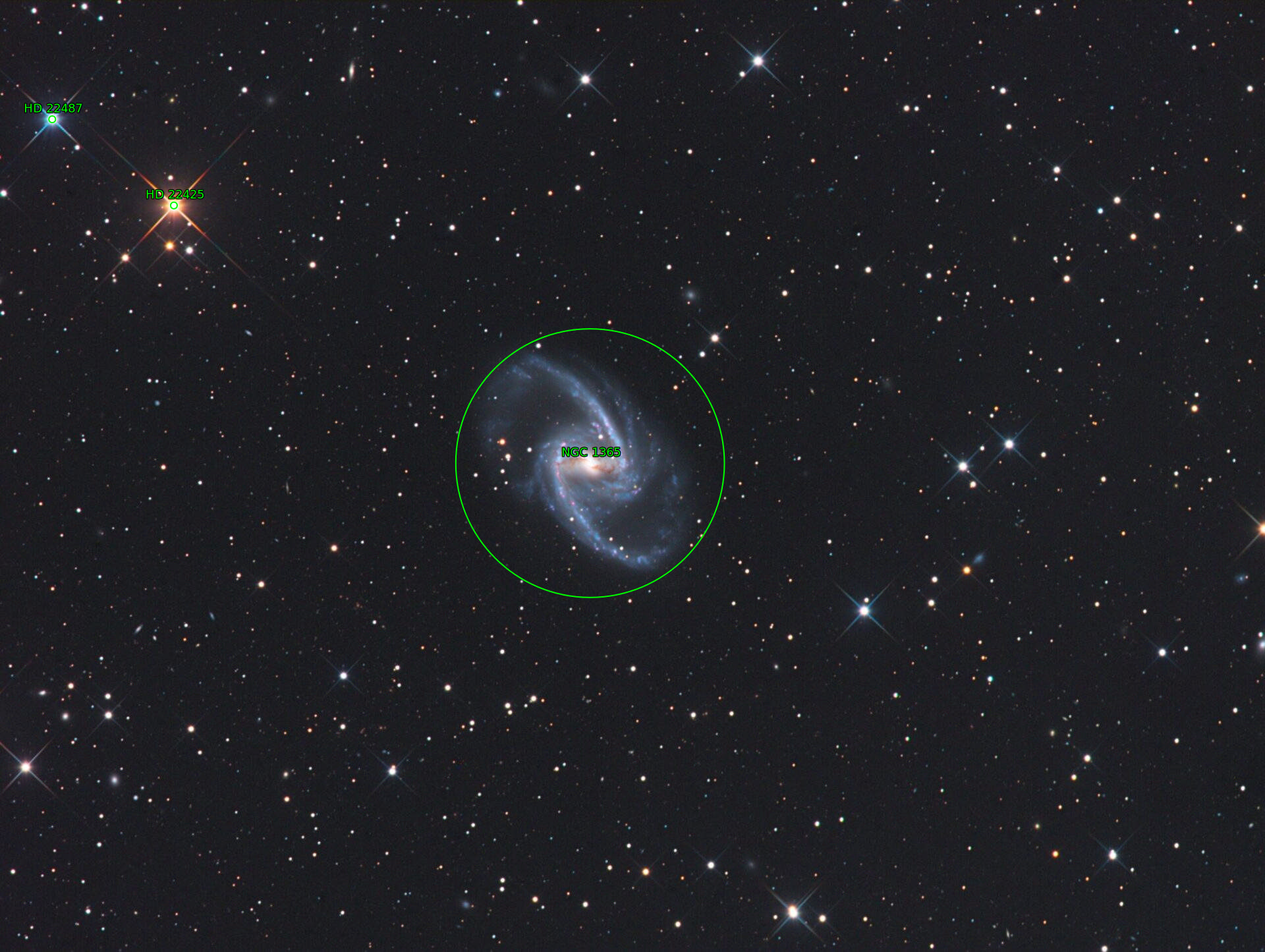 Sternkarten-Overlay (Astrometry.net)