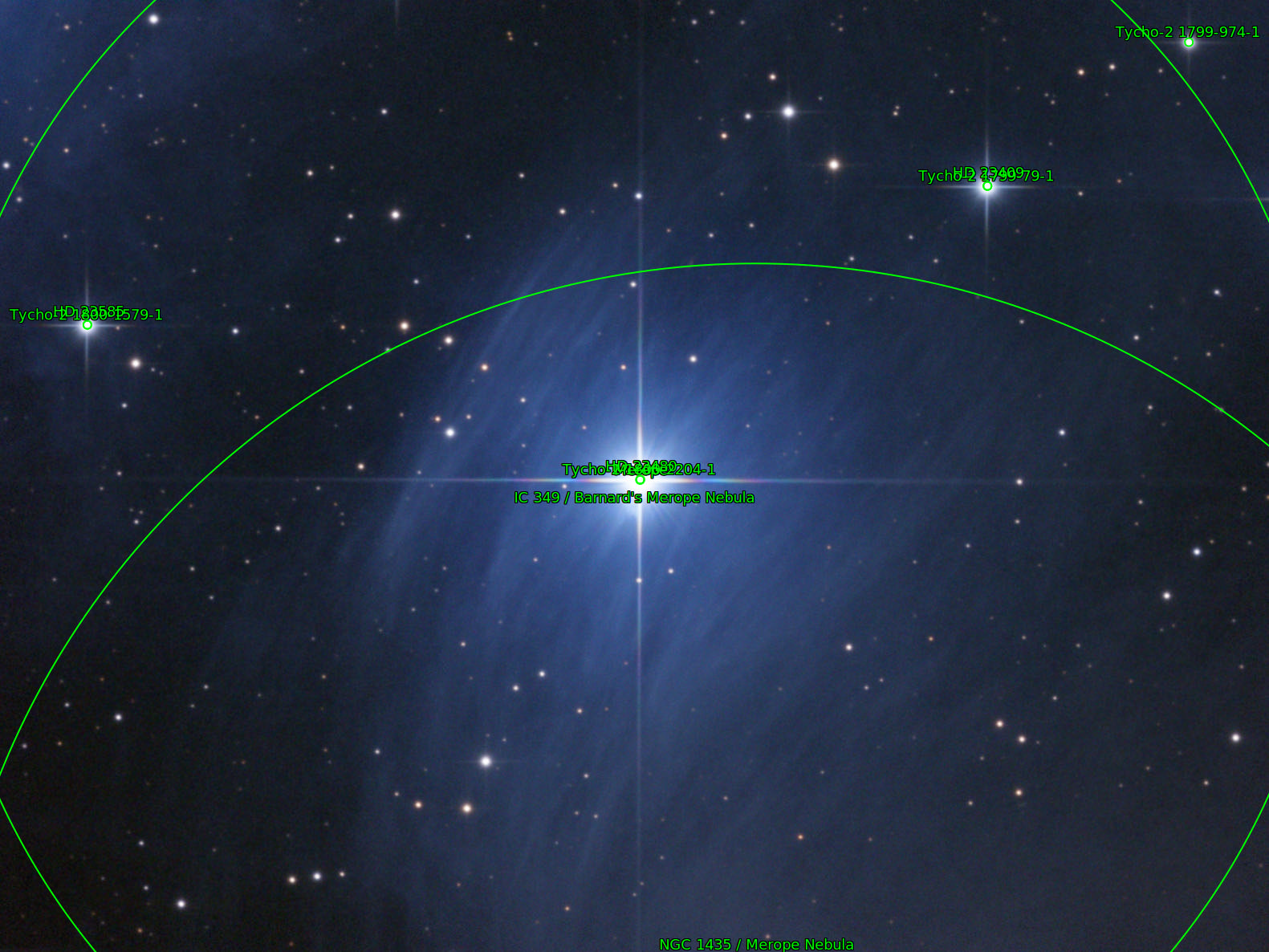 Sternkarten-Overlay (Astrometry.net)