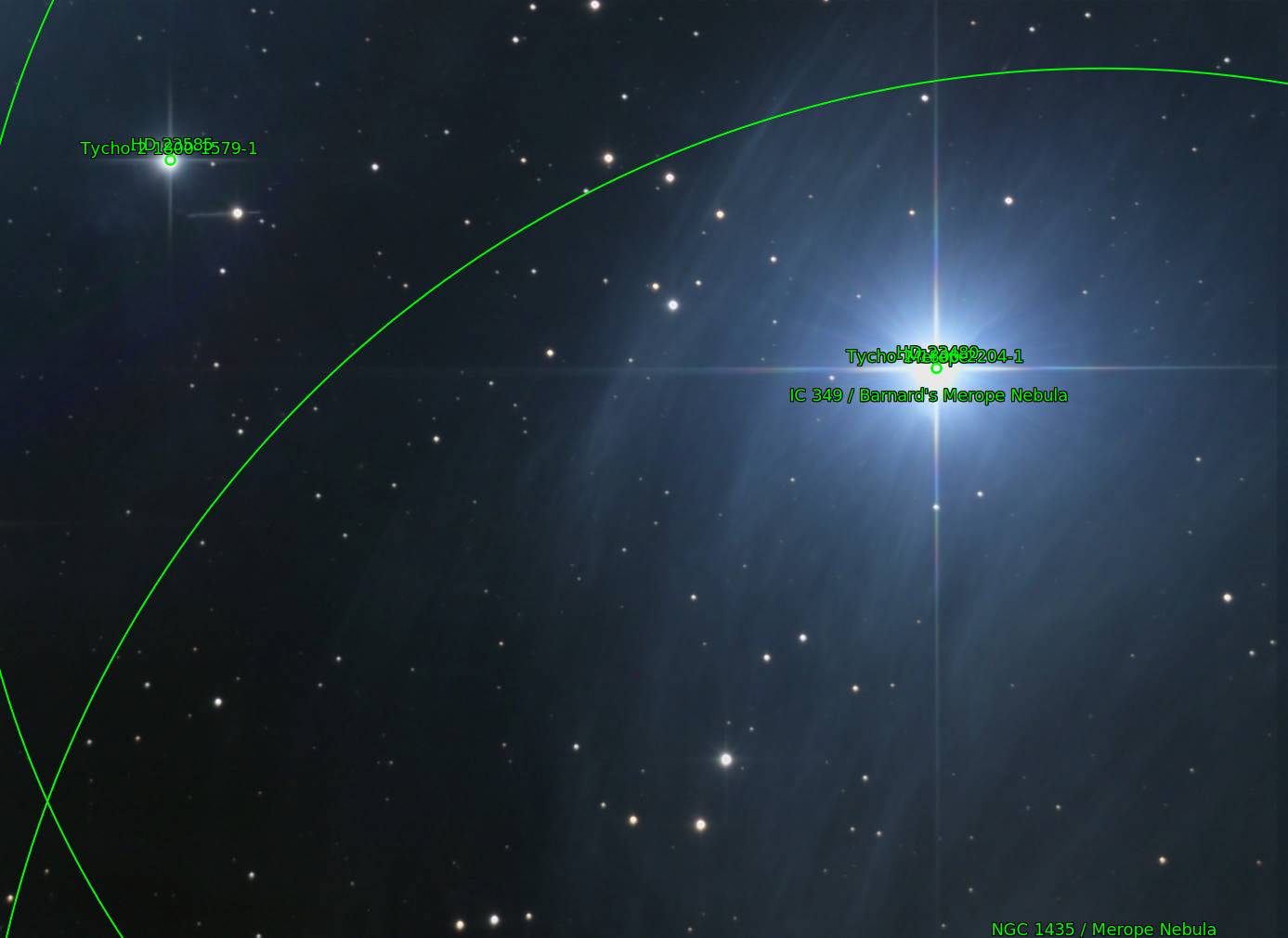 Sternkarten-Overlay (Astrometry.net)