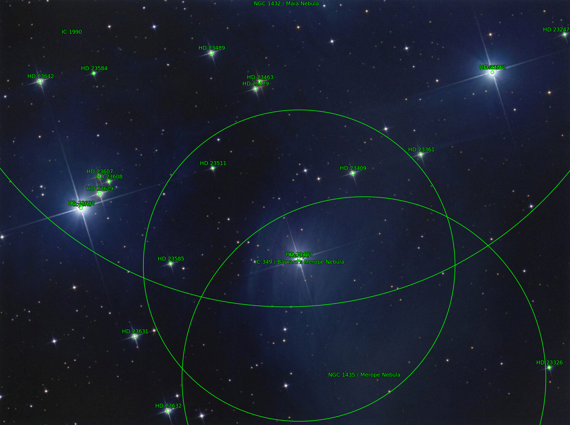 Sternkarten-Overlay (Astrometry.net)