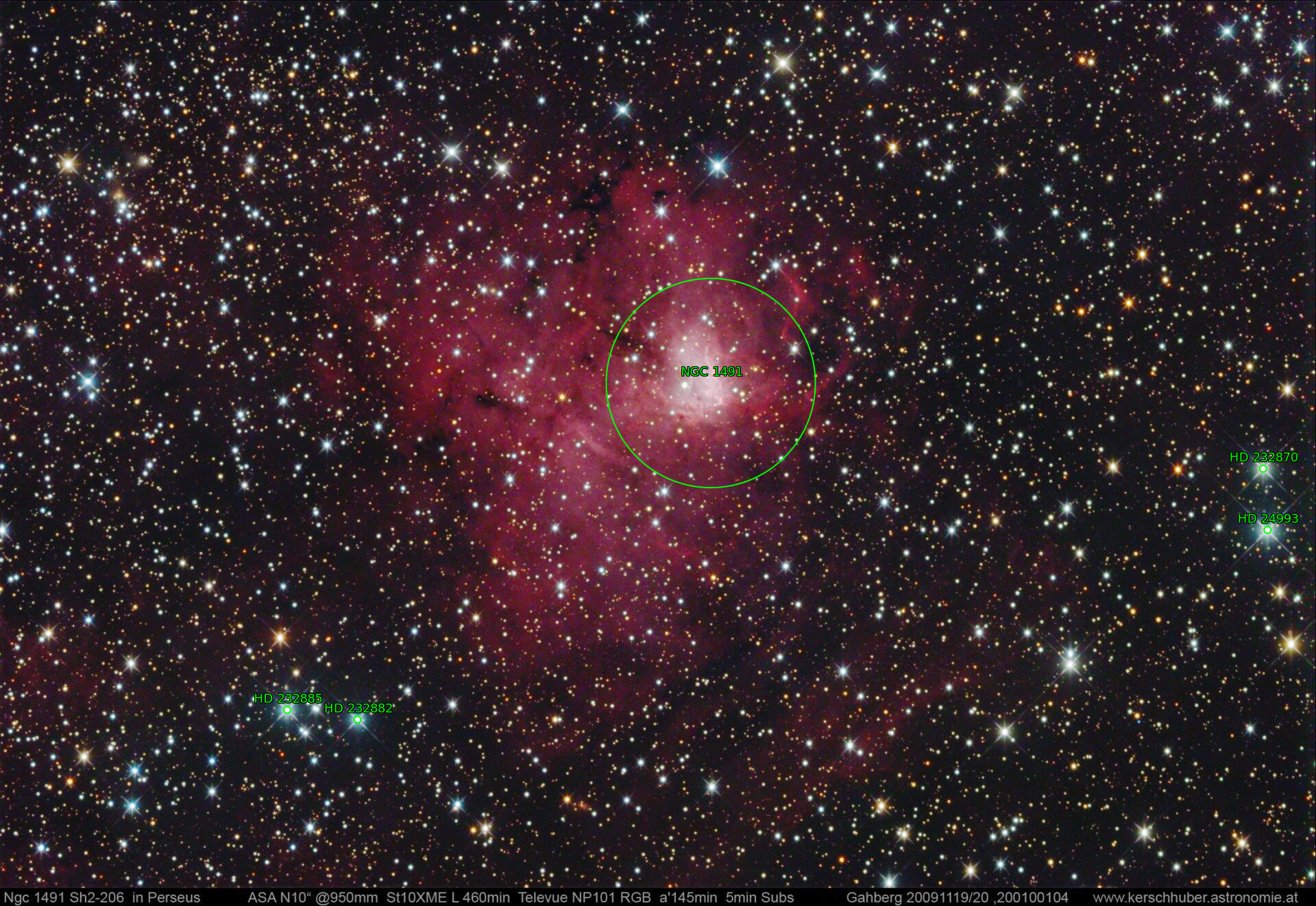 Sternkarten-Overlay (Astrometry.net)