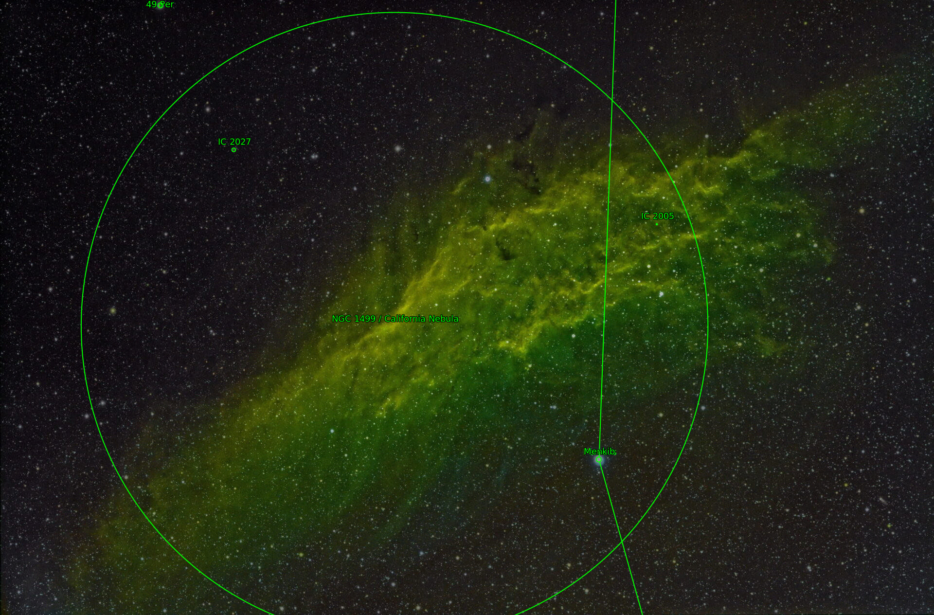 Sternkarten-Overlay (Astrometry.net)