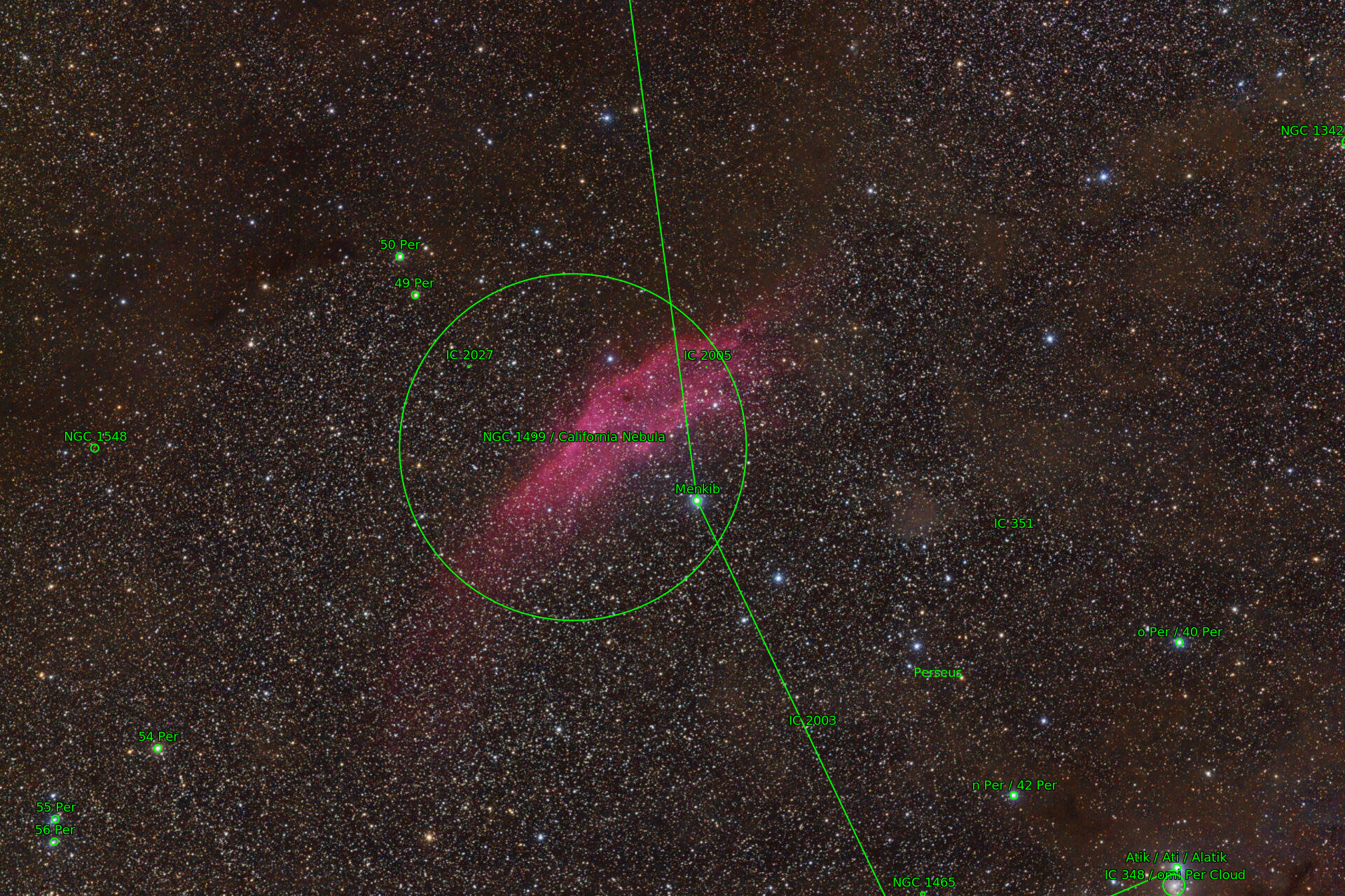 Sternkarten-Overlay (Astrometry.net)