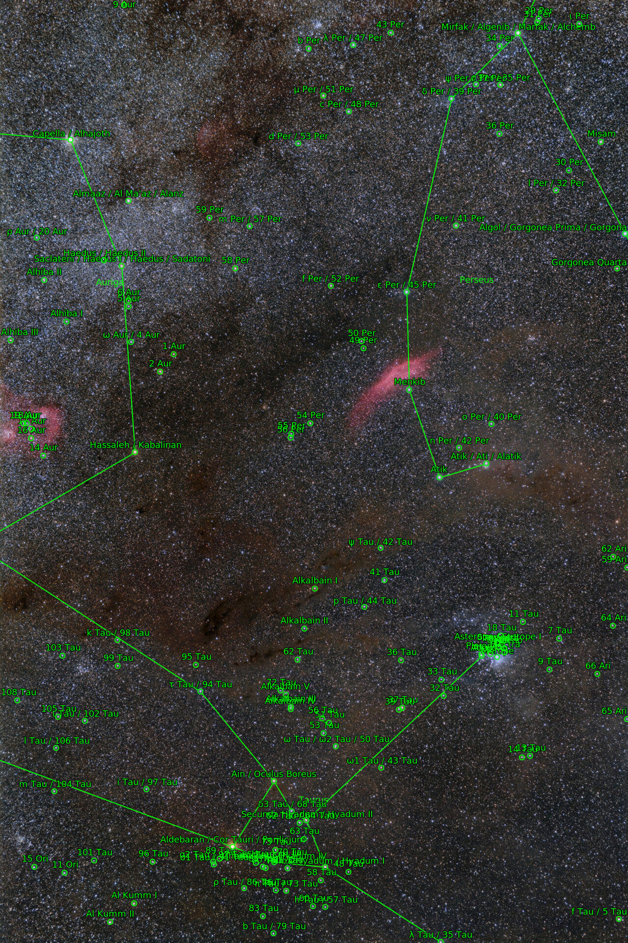 Sternkarten-Overlay (Astrometry.net)