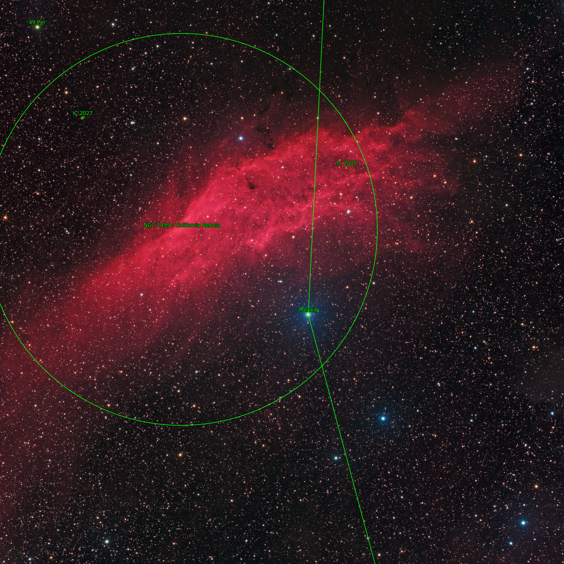 Sternkarten-Overlay (Astrometry.net)