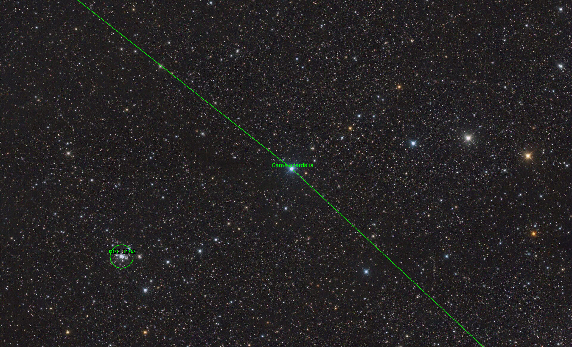 Sternkarten-Overlay (Astrometry.net)