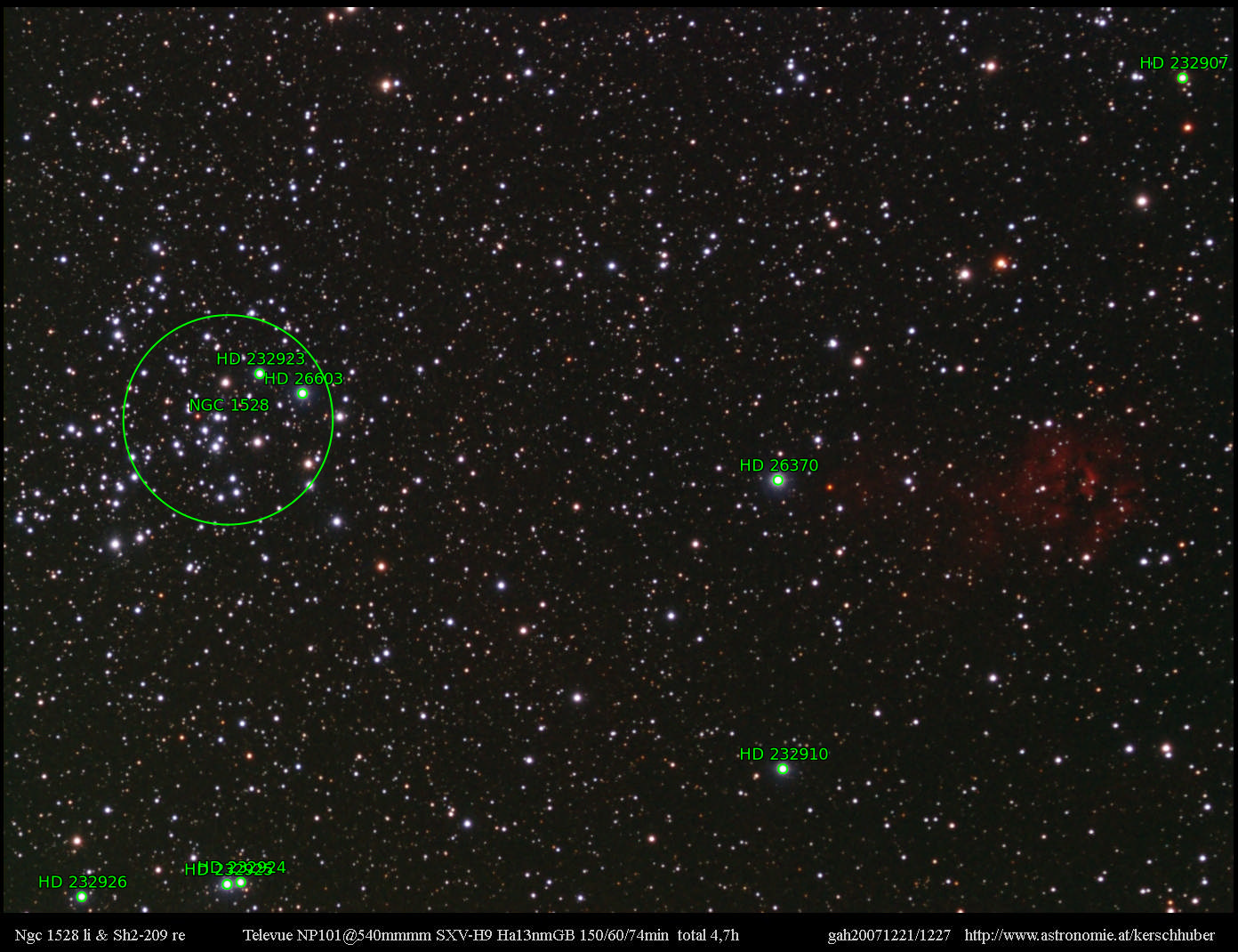 Sternkarten-Overlay (Astrometry.net)