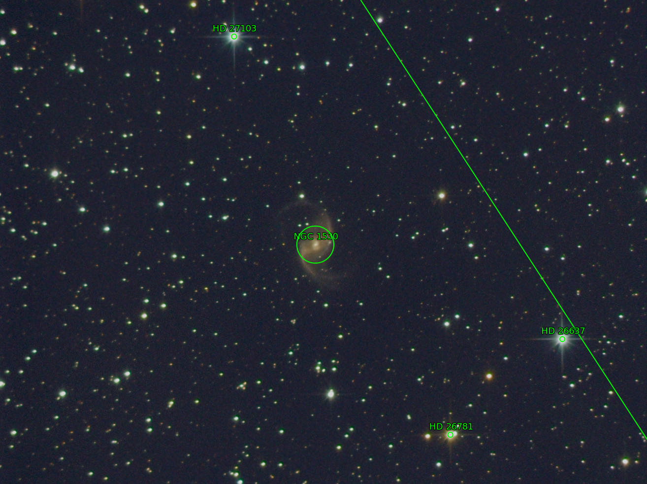 Sternkarten-Overlay (Astrometry.net)