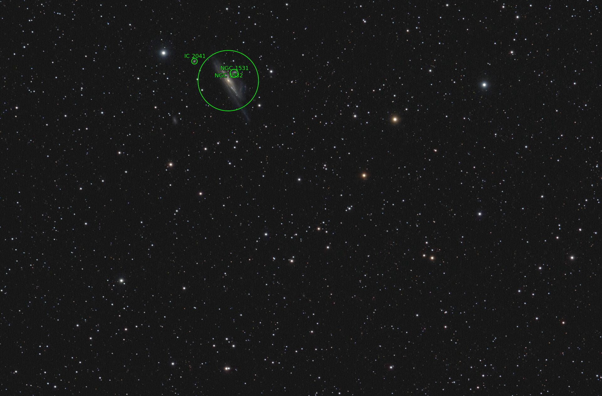 Sternkarten-Overlay (Astrometry.net)