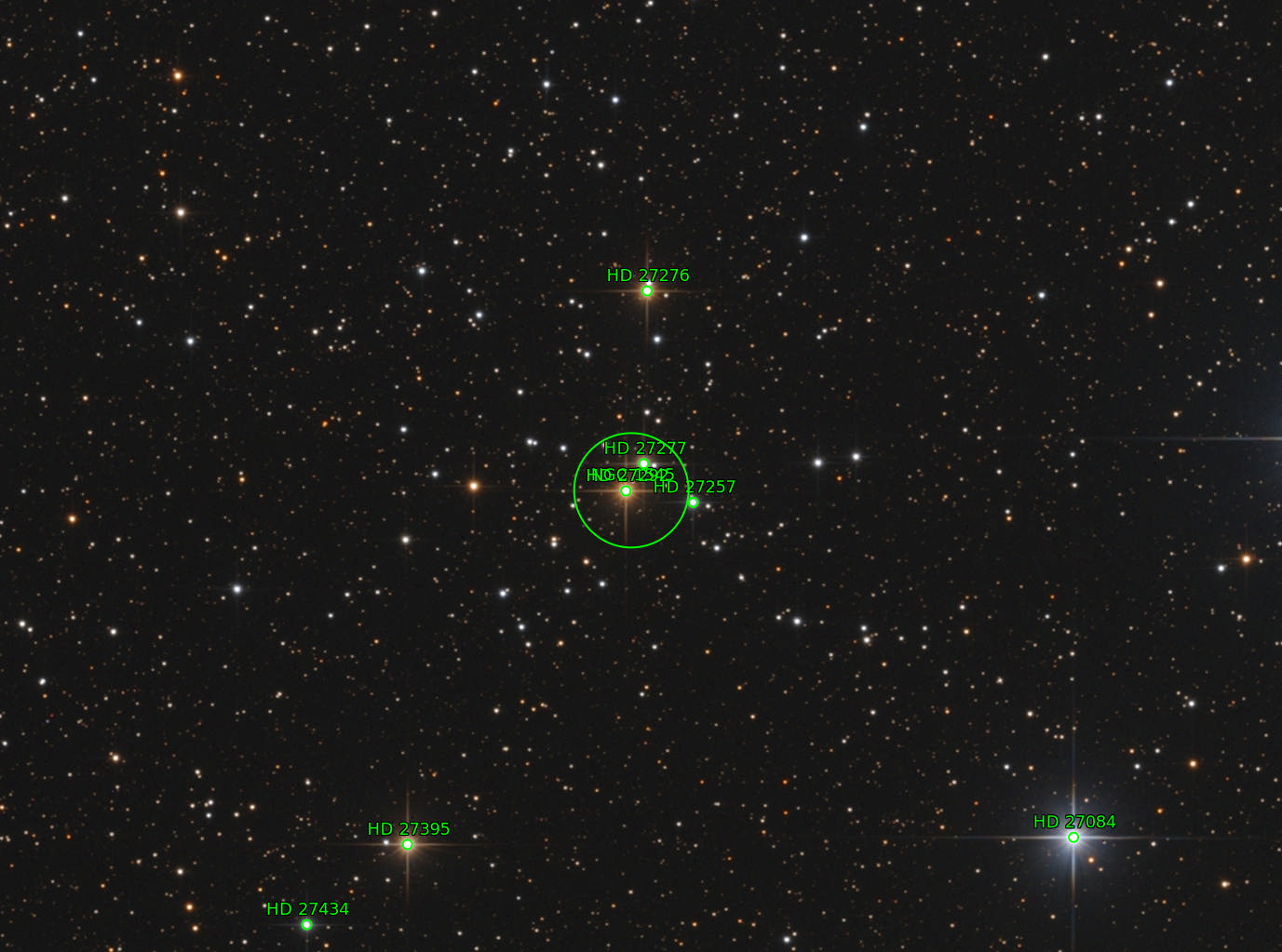 Sternkarten-Overlay (Astrometry.net)